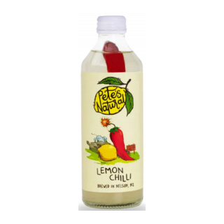 Pete’s Natural Soda: Lemon Chilli 300ml (2 Pack)