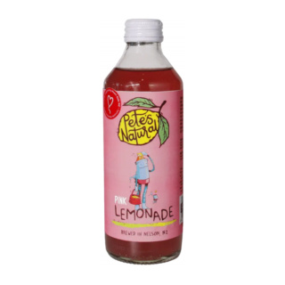 Pete’s Natural Soda: Pink Lemonade 300ml (2 Pack)