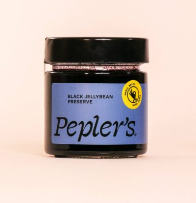 Pepler's Black Jelly Bean Preserve 220g - Image 2