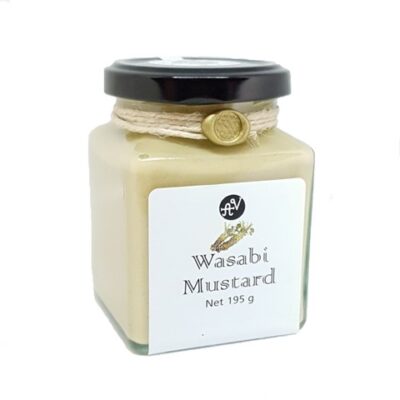 Artisan Vinegar Mustard: Wasabi Mustard 195g