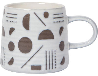 Danica Studio Ceramic Imprint Mug, Domino